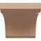 Ekena Millwork 4"W x 4"D x 4"H Wide Legacy Rough Cedar Woodgrain TimberThane Corbel, Primed Tan CORUR04X04X04LGYRCPR - alternate 5